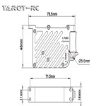 Tarot TL2962 Model Airplane Multi Rotor Airdrop Parabolic Device Electronic Thrower Heavy Load Off Line Hook Parabolic Device